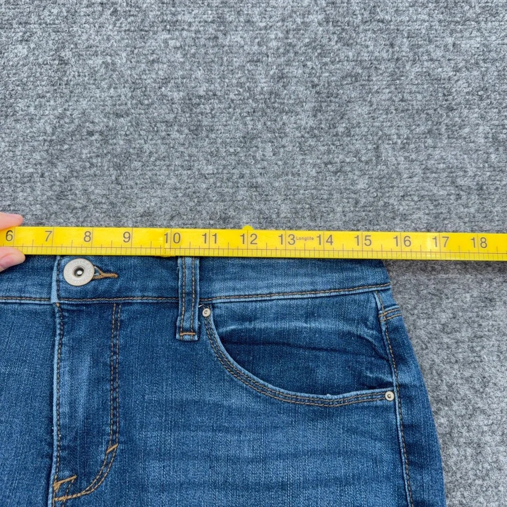 Style & Co Curvy Skinny Leg Jeans Womens 8L Cotton Blend Blue - Picture 5 of 8